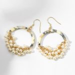 Ear hook Blue and white porcelain 1-1-000087-3