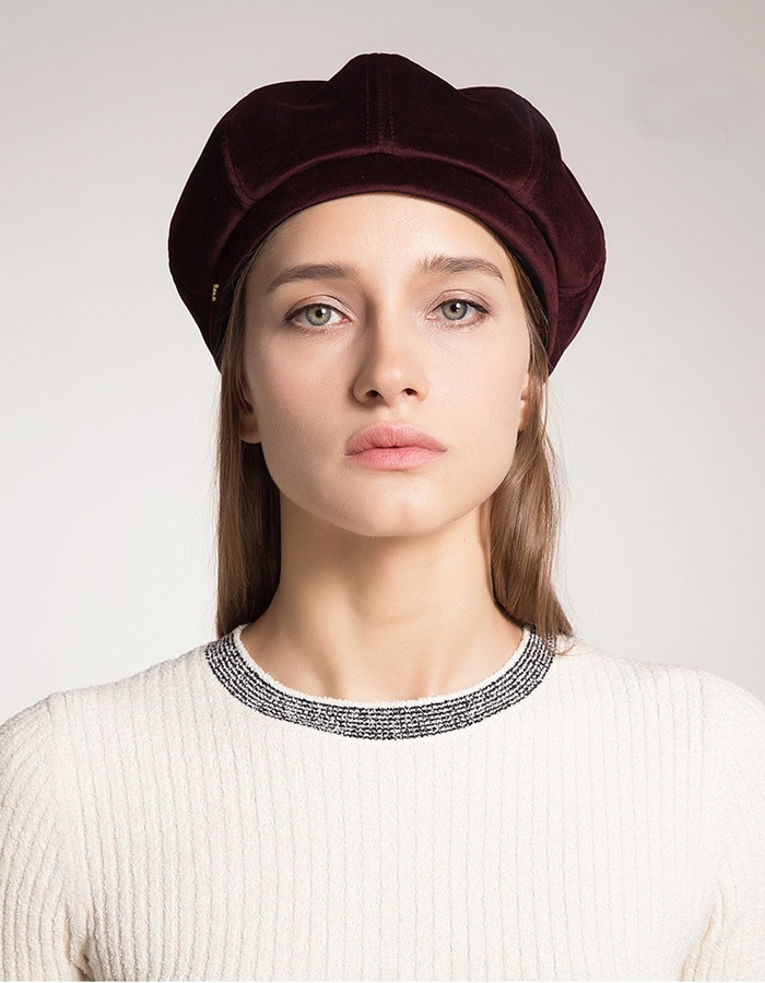 Polyester Slouchy Pumpkin Beret – Original Ann